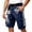AB44 Dark Blue, variant on Cargo Shorts For Men July 4Th American Flag Hiking Shorts Mens Elastic Wasited Fashion 250Th Anniversary Celebration Graphic Shorts Size M White