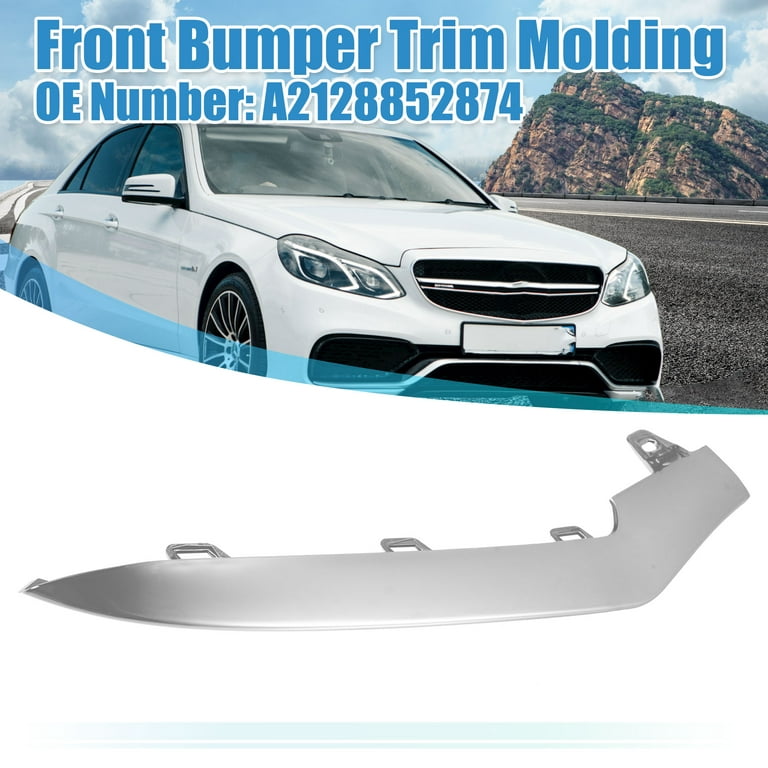 Car ABS Chrome Front Fog Lamp Cover Trim For Mercedes Benz E Class