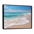 thumbnail image 2 of Designart "Harmonious Beach Oceanfront" Coastal Floater Framed Canvas Wall Art, 2 of 5