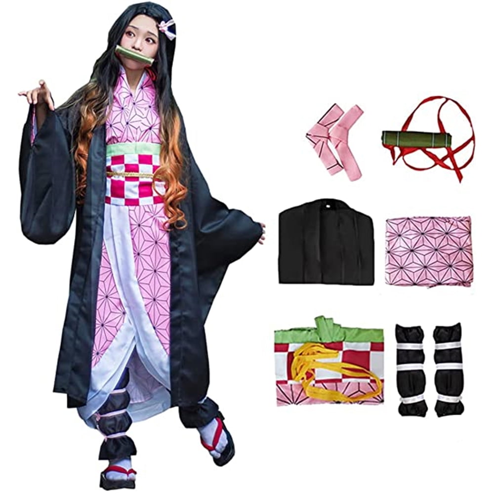 Womens Anime Link Kailu Cosplay Halloween Costume Dress Sleeves Outfit Set  S3XL  eBay