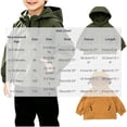 thumbnail image 3 of Children Padded Jackets Girls Dqueduo Boys' Hooded Windbreaker Zip Up Casual Outdoor Jacket Coat With Pockets Army Green 2-3 Years, 3 of 7