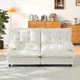 thumbnail image 3 of FFH 77" Chenille Loveseat, Sectional Sofa with Removable Armrests, Cloud Couch for Living Room, Beige, 2-Seat, 3 of 15