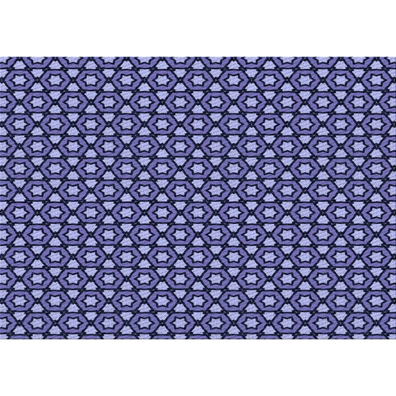 Ahgly Company Indoor Rectangle Patterned Blue Whale Blue Area Rugs, 7' x 9'