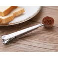 thumbnail image 6 of Isvgxsz Stainless Steel Coffee Scoops Clips for Ground Coffee, Measuring Spoon Clip, Multi-Function Coffee Scoop with Bag Clip, Coffee Clip with Scoop for Tea, Protein Powder, 6 of 8