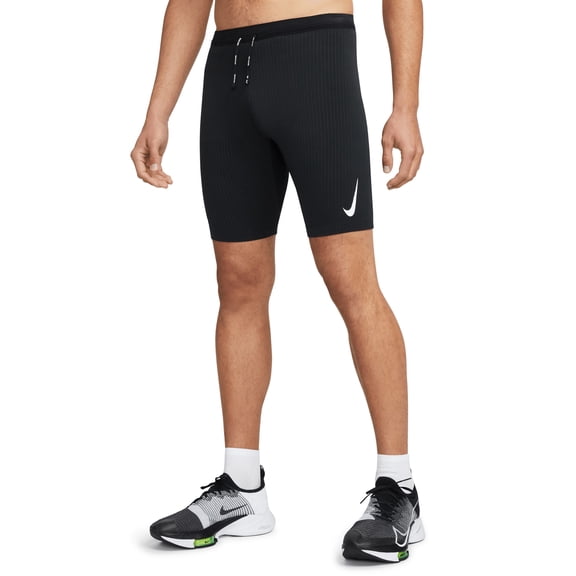 Nike Dri-FIT ADV Aeroswift Racing Shorts in Black/Black/Black/White at Nordstrom, Size Xx-Large