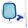 thumbnail image 4 of Pool Skimmer Net with 5 Sections 47\" Detachable Pole, Leaf Skimmer Mesh Rake Net for Spa Pond Swimming Pool, Pool Cleaner Supplies And Accessories for Cleaning Pool Leaves and Debris, 4 of 7
