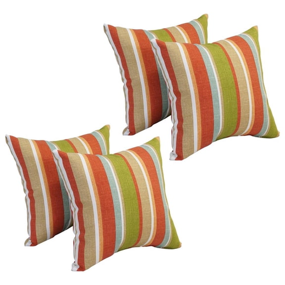 17-inch Square Polyester Outdoor Throw Pillows (Set of 4) 9910-S4-OD-176