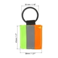 thumbnail image 2 of Uxcell Reflective Keychain Tags, Reflective Zipper Pulls Nylon Keychain High Visibility Reflectors Tags Green/Orange, 2 of 7