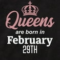 thumbnail image 2 of CafePress - Queens Are Born In February 29Th Body Suit - Cute Infant Bodysuit Baby Romper - Size Newborn - 24 Months, 2 of 3