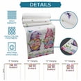 thumbnail image 6 of Table Runner - 120 Inch Long, Spring Gnomes Kitchen Dining Table Runner Dresser Scarves, Botanical Rose Flower Leaves Butterfly Farmhouse Decor for Coffee Tables Wedding Party Banquet, 6 of 8