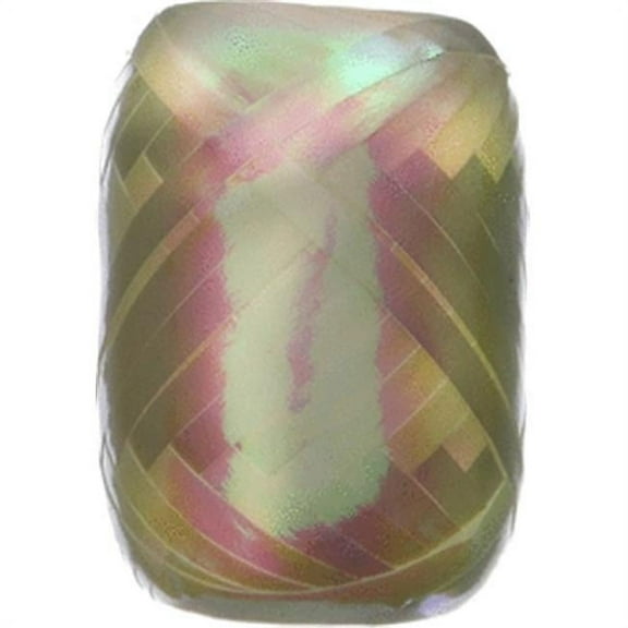 Berwick Flat Curling Ribbon .1875"X66'-White Iridescent