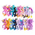 thumbnail image 2 of Mng My Little Pony Cartoon Rainbow Unicorn Pony Fluttershy Sparkle Rarit Anime Action Figure Model Children Xmas Gift, 2 of 4