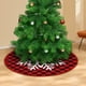 thumbnail image 3 of Falda para Árbol de Navidad Decoraciones Navideñas Falda para Árbol de Navidad de Terciopelo, 3 of 6