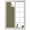 Green, variant on Pink Window Privacy Film, Farmhouse Pink Decor Static Cling UV Sun Blocking Heat Control Window Tint Day and Night, Non-Adhesive Reusable One Way Windows Privacy Cover 29.5''x78.7''