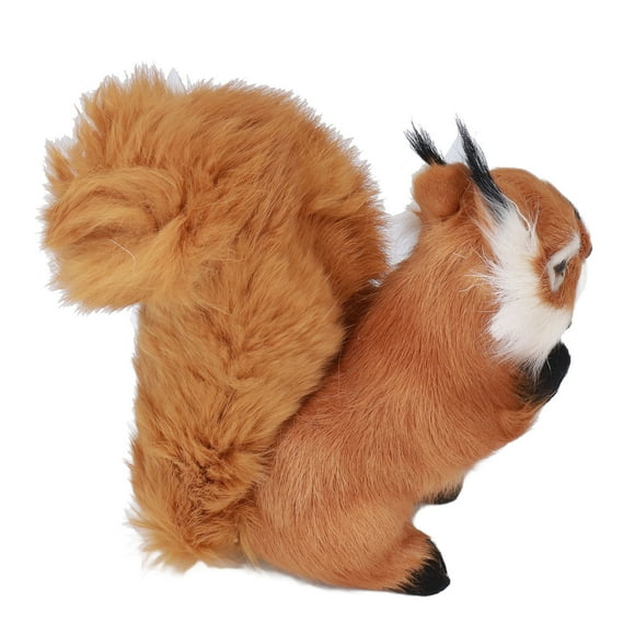 Plush Squirrel Toy, Lifelike Simulation Squirrel Large Garden Ornament For Home