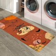 thumbnail image 6 of Mid Century Kitchen Floor Mats, Vintage Lines Art Girl Desert Animals 2 PCS Anti Fatigue Area Runner Rugs Set Terracotta Non-Slip Bathroom Comfort Standing Mat Home Decor, 6 of 6