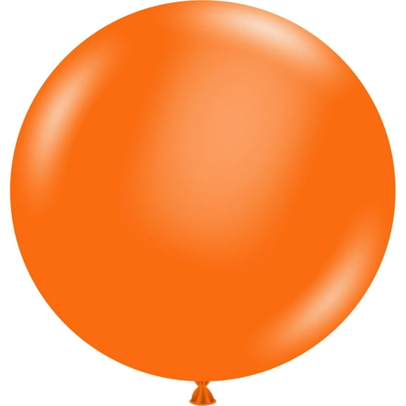 2 Tuftex Giant Orange Round Balloons 36" Made in USA