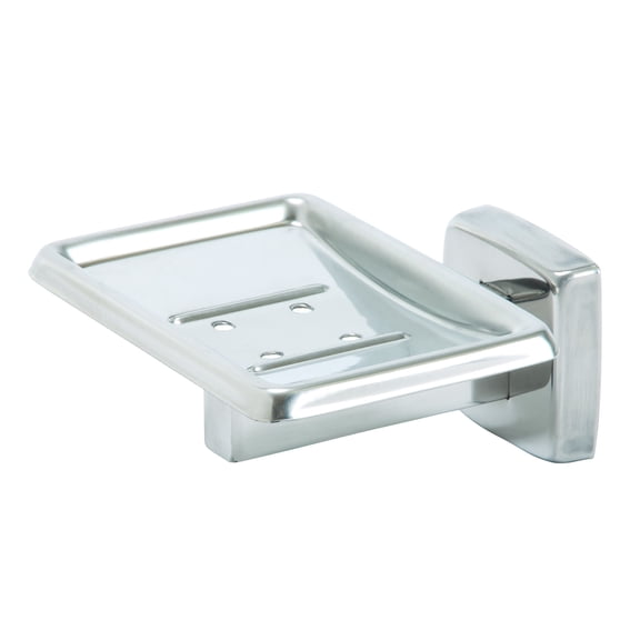 Bradley 9015-000000 Bright Polished Stainless Steel Bradex Surface Mounted Soap Dish
