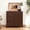 Brown, variant on MROJISC Buffet Sideboard, 3-Drawer and Door Accent Cabinet, Solid Wood Legs for Kitchen, Living Room, Brown