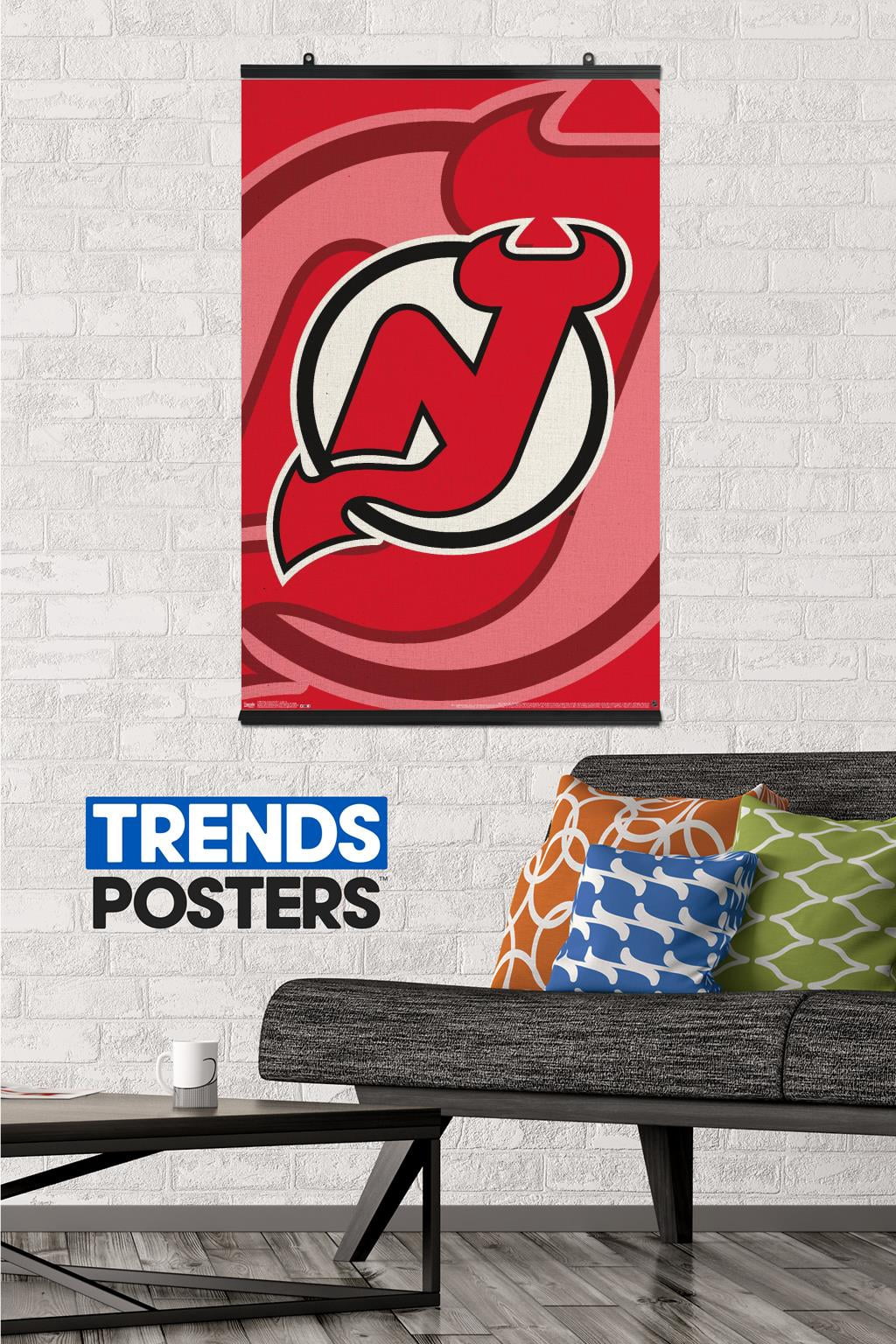 NHL New Jersey DeVils - Logo 14 Wall Poster, 22.375" x 34"