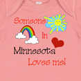 thumbnail image 4 of Inktastic Someone in Minnesota Loves Me Boys or Girls Baby Bodysuit, 4 of 5