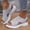 Gray, variant on Women Shoes Womens Sandals Summer Platform Slip On Sandals for Women Wide Width Open Round Toe Breathable Knit Mesh Walking Flats Women Casual Outdoor Beach Solid Scalloped Edge Comfort Platform