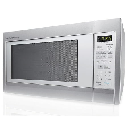 Sharp 2 2 Cu Ft 1200 Watt Stainless Steel Countertop Microwave