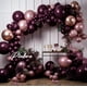 thumbnail image 2 of Globos de ciruela con forma de guirnalda con forma de guirnalda doble, 2 of 7