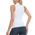thumbnail image 2 of CARCOS Women's Sleeveless High Turtleneck Fitted Tank Top (S-XL), 2 of 6