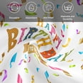 thumbnail image 5 of Happy Birthday Cloth Napkins, Colorful Words Washable and Reusable Dinner Napkins Set of 8, Table Napkin for Kitchen Party Birthday Wedding Hotel Housewarming 20"x20", 5 of 8