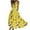 Yellow, variant on Uaswgudfs Elegant V-Neck Floral Midi Dress for Women 2025 - Sleeveless Summer Sundress with Fitted Silhouette & Casual Elegance Yellow S
