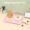 thumbnail image 3 of CSChome Plateau en Plastique Grande Capacité pour Fruits, Biscuits, Desserts, Réutilisable avec Base Antidérapante, 3 of 7