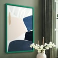 thumbnail image 5 of Denim and Sand II Framed Print in Green Solid Wood Framed Print No Nail Hanging, 5 of 6