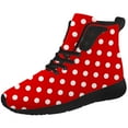 thumbnail image 5 of Aidianart Womens Polka Dot High Top Sneakers High Top Shoes Size 10, 5 of 5