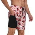 thumbnail image 2 of Fuzoiu Cute Ladybugs 1 Print Men's Swim Shorts,Quick-Dry Double-Layer Swim Trunks,Board Trunks,Beach Shorts Swimwear Bathing Suits-Large, 2 of 6