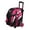 Pink, variant on Cruiser Double Roller Bowling Bag - Purple/White/Black