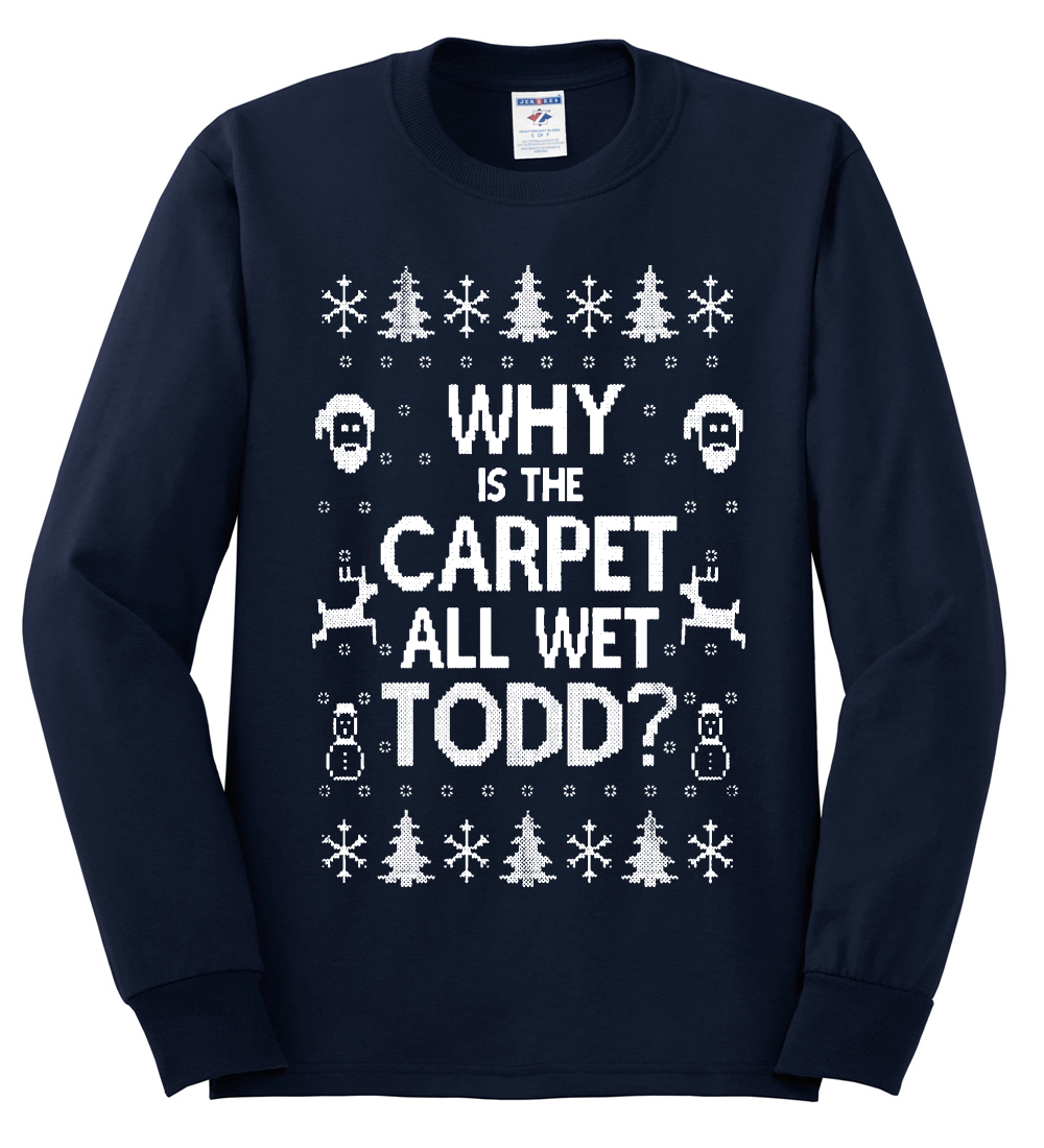 Todd and margo deals ugly sweaters