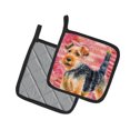 thumbnail image 2 of Caroline's Treasures Welsh Terrier Love Pair of Pot Holders, 2 of 3