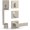 Satin Nickel, variant on Mega Handles | Tobelle Straight Lever Handleset | Satin Nickel