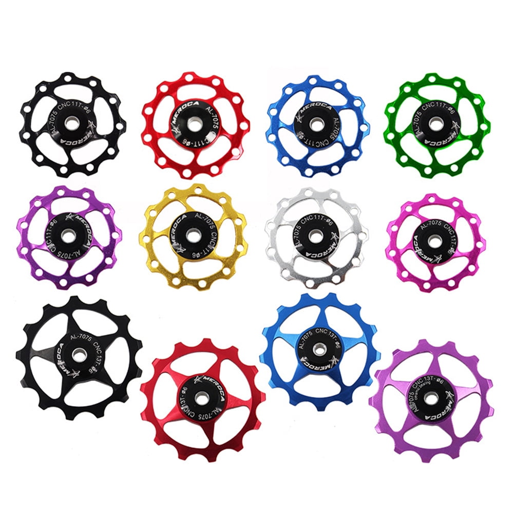 1/5X Mountain Bike Bicycles Cycling Rear Derailleur Guide Roller Jockey Wheel ZY 