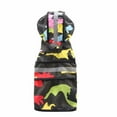 thumbnail image 3 of Dog Reflective Raincoat with Hood Harness Hole, Waterproof Slicker Poncho for Small Medium Dogs and Puppies, M, Black, 3 of 5