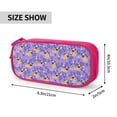 thumbnail image 4 of Goofa Pugs and Flowers Pattern Big Capacity Pencil Pen Case Office College Large Storage High Capacity Bag Pouch Holder Box Organizer, 4 of 9