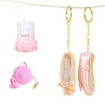 thumbnail image 2 of ZPAQI Ballet Inspired Keys Chain Satin Pointe Shoes Pendant Cute Keychain for Girls, 2 of 21