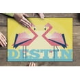 thumbnail image 3 of Destin, Florida, Flamingos, Abstract Vector Geometric (19x27 inches, Premium 500 Piece Jigsaw Puzzle for Adults and Family, Made in USA), 3 of 4