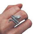 thumbnail image 2 of 1 pieza elegante anillo ajustable en forma de serpiente Retro Cobra anillo personalidad dedo decoración fiesta anillo para hombres niños (n. ° 7), 2 of 5