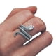 thumbnail image 2 of 1 pieza elegante anillo ajustable en forma de serpiente Retro Cobra anillo personalidad dedo decoración fiesta anillo para hombres niños (n. ° 7), 2 of 5