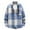 Blue, variant on cllios Flannel Shirts Men Big and Tall Plaid Outerwear Streetwear Button Down Shirt Jacket Modern Fit Long Sleeve Fall Work Jacket