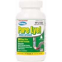 ComStar Pure Lye | 99% Pure Sodium Hydroxide Beads | Eco-Friendly, Industrial Strength, Biodegradable Drain Opener | Safe on Fixtures | Static-Free, Unique Beads for Soap Making | 1 lb. (30-500)
