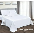 thumbnail image 6 of Shunjie.Home Twin Bed Sheets Set 3 Pieces, 600 Thread Count 100% Egyptian Cotton Bed Sheets, Breathable, Soft & Silky Sateen Weave Fits Mattress from 8" Up to 16" Deep Pocket(White, Twin), 6 of 8