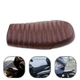 thumbnail image 4 of Asiento Brat plano vintage marrón para motocicletas estilo café racer, estilo retro., 4 of 9